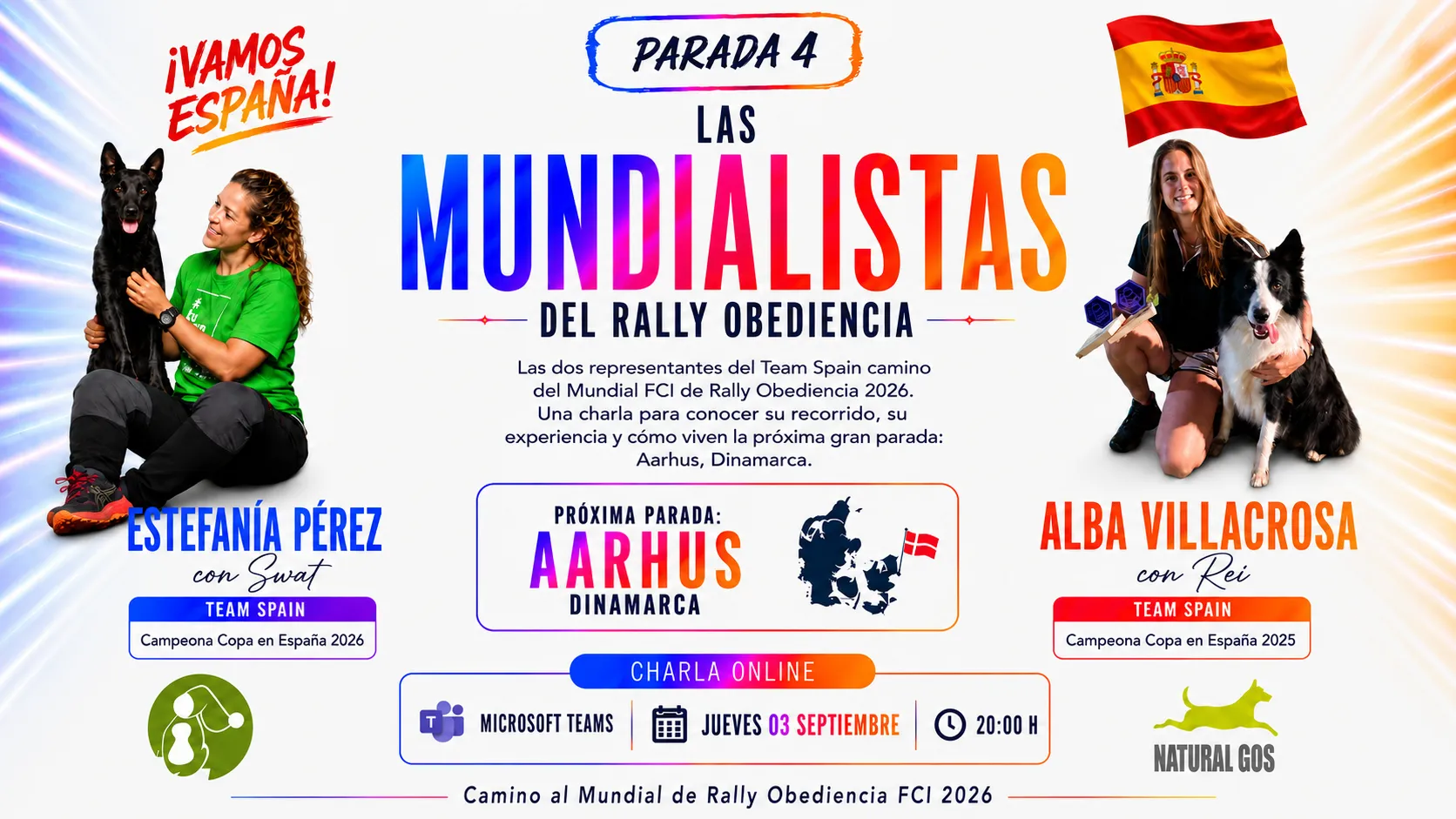 Cartel de Parada 4 Línea Rally: Las mundialistas, dos caminos y un mismo Mundial